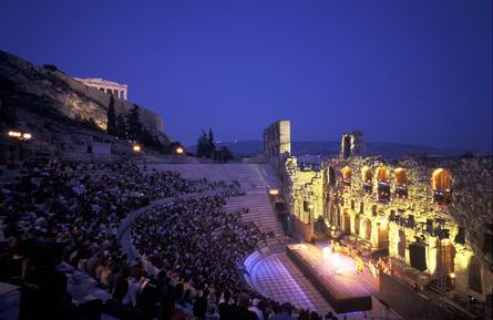 The Herodeion Theatre, Atenas, Grcia - agosto/2004
