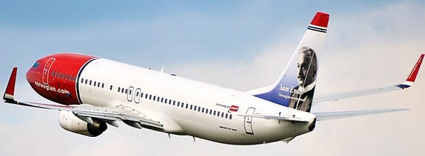 Boeing 737.800 da Norwegian - Segunda maior companhia da Escandinvia aps a SAS