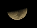 Lua Crescente - 2012. Foto/Crédito: (Robertha Mendonça com Canon SX40 IS)