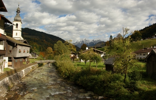 Vista da paisagem buclica de Berchtesgadener (FOTO/CRDITO: http://www.earth-photography.com/Countries/Germany).