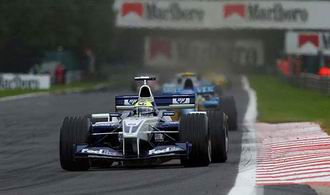 Ralf Schumacher se perdeu um pouco nesta prova e terminou em 5.