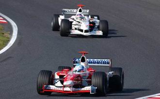 Mika Salo e Jacques Villeneuve