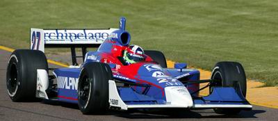 Dario Franchitti foi o 9 no grid, mas abandonou com problemas no motor. (Foto de 22.03.2003).