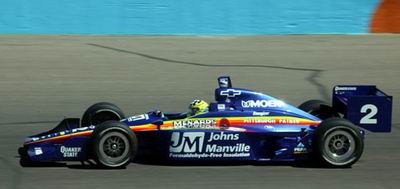 Jacques Lazier obteve o 12 tempo no grid de largada (Equipe Menards, foto de 22.03.2003).