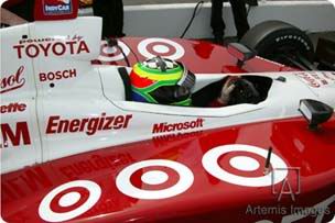 Tomas Scheckter, da equipe Chip Ganassi  um dos favoritos ao ttulo (Foto do GP de Miami - em 02.03.2003).
