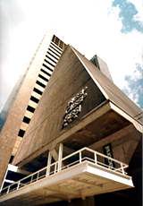 Fachada do Edifcio-sede da FIESP - Avenida Paulista