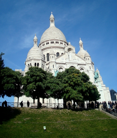 Igreja Sacr Coeur de Montmartre, em Paris. (FOTO/CRDITO: Fernando Toscano, www.portalbrasil.net)