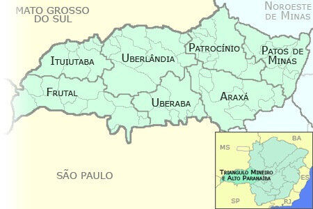 Conhecido como a "Porta do Triângulo Mineiro". Cercada por cidades, como Uberlândia,Monte Alegre de Minas e Patos de Minas.