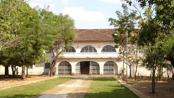 A arquitetura do Colégio Sagrado Coração de Jesus, representa o trabalho das Irmãs Dominicanas, em Porto Nacional.