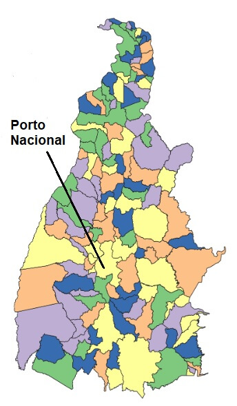 Localizado ao sul do estado do Tocantins, o município de Porto Nacional está a pouco mais de 60 quilômetros de Palmas.