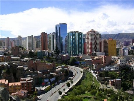La Paz - FOTO/CRDITO: http://pt.wikipedia.org/wiki/Ficheiro:Sopocachi.jpg