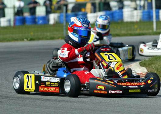 Na foto, etapa do Campeonato Francs de Kart em 2003