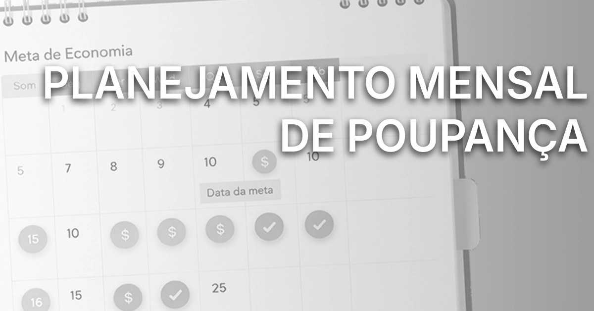 Planejador em formato de calendário que destaca marcos de economia e datas de metas. Grade de calendário limpa com marcadores de metas sutis; neutro, agnóstico; melhora a legibilidade.