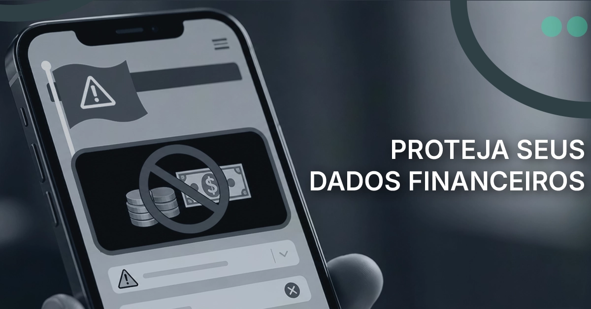 Uma tela de alerta exibindo uma solicitação de pagamento antecipado com um ícone de bandeira vermelha e um aviso de "Não pagar" reforça o principal sinal de alerta de que instituições financeiras legítimas não exigem depósitos antecipados para liberar fundos.